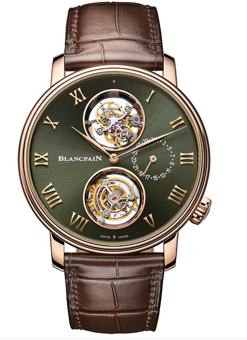 Review Blancpain Villeret Tourbillon Carrousel Replica Watch 2322-3653-55B - Click Image to Close